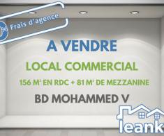 Local commercial de 237 m² à vendre Bd Mohammed V