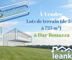 Lots de terrain à vendre à Dar Bouazza