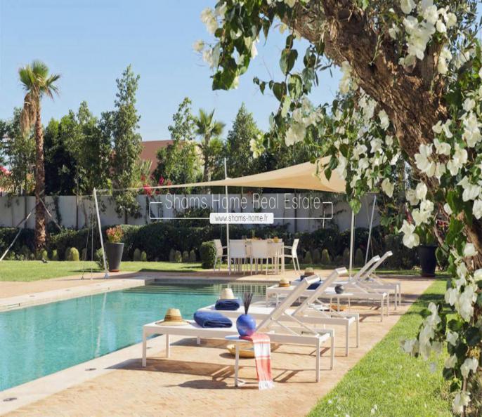 Villa de prestige à vendre en première ligne de Golf Marrakech