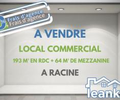 Affaire à saisir: Local commercial de 257 m² à vendre à Racine