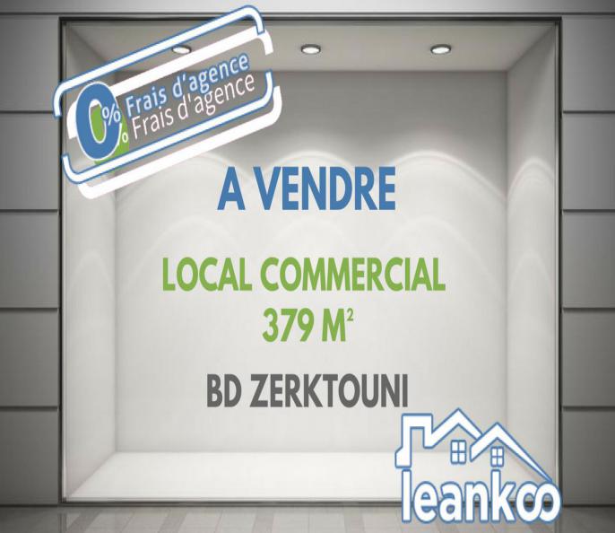 Local commercial de 232 m² à vendre Bd Zerktouni