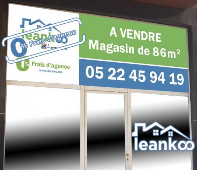 Magasin de 86 m²  à vendre au Maârif